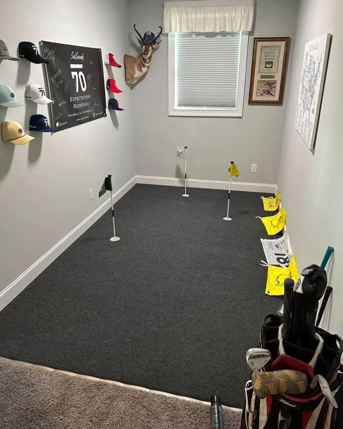 9′ x 12′ Camry Golf Carpet + 4 Cups + DIY Build Plan