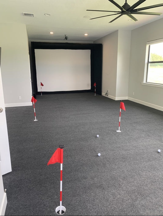 9′ x 12′ Camry Golf Carpet + 4 Cups + DIY Build Plan