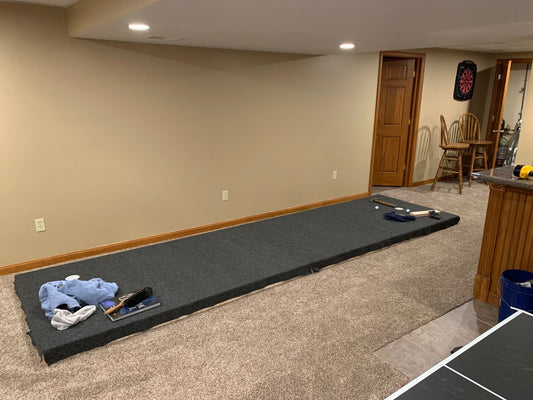 4.5′ x 180″ Camry Golf Carpet + DIY Build Plan